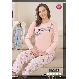 Фотография Пижама женская байковая размеры M-3XL (2цв) "MODY" купить недорого от прямого поставщика