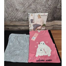 Фотография Пижама женская интерлок с Мишками батал размеры XL-3XL  "MODY" купить недорого от прямого поставщика