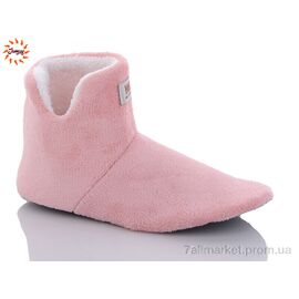Фотография Тапки женские для дома зима YMR01-4 l.pink (6 пар р.36-40) "Jumay" недорого оптом от прямого поставщика