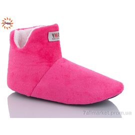 Фотография Тапки женские для дома зима YMR01-5 pink (6 пар р.36-40) "Jumay" недорого оптом от прямого поставщика