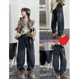 Джинси дитячі утеплені на хлопчика 262407 black р.24-28 "Meloria" недорого оптом від прямого постачальника