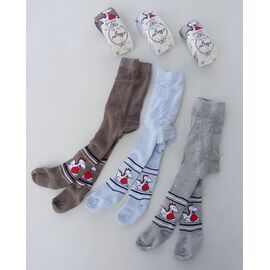 Колготи дитячі теплі на хлопчика ML2805 mix р.0 "Meloria" недорого оптом від прямого постачальника