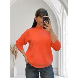 Фотография Свитер женский 24020 orange р.42-50 "PULSE" недорого оптом от прямого поставщика