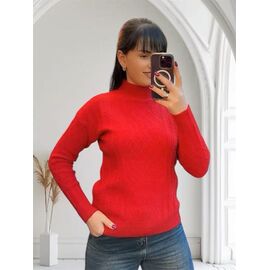 Фотография Свитер женский 24039 red р.44-48 "PULSE" недорого оптом от прямого поставщика