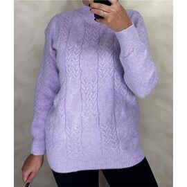 Фотография Свитер женский 26382 lilac р.46-52 "Elena&Vika" недорого оптом от прямого поставщика