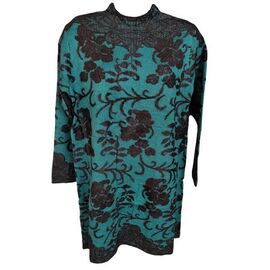 Фотография Платье тёплое женское EV4 green р.48-52 "Elena&Vika" недорого оптом от прямого поставщика