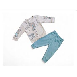 Костюм дитячий спортивний на хлопчика 35600-1 l.blue р.0.6-2 "MALIBU" недорого оптом від прямого постачальника