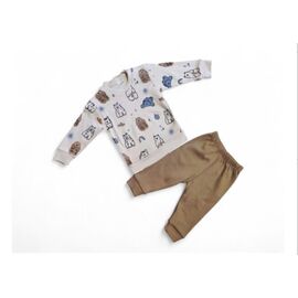 Костюм дитячий спортивний на хлопчика 35601 brown р.0.6-2 "MALIBU" недорого оптом від прямого постачальника