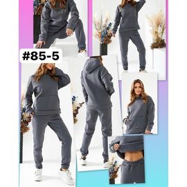 Костюм спортивний жіночий 85-5 grey р.46-52 "ZLATA" недорого оптом від прямого постачальника