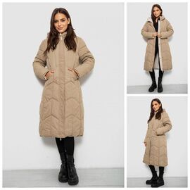 Куртка жіноча зимова 24115 beige-l.beige р.L-3XL "Seven Group" недорого оптом від прямого постачальника