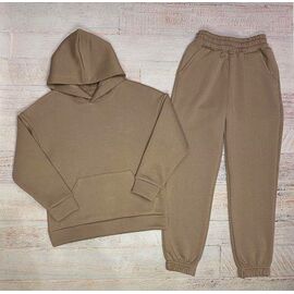 Фотография Костюм детский спортивный тёплый на девочку 2558 beige р.128-152 "LIMA SPORT" недорого оптом от прямого поставщика