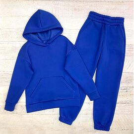 Фотография Костюм детский спортивный тёплый на девочку 2558 blue р.128-152 "LIMA SPORT" недорого оптом от прямого поставщика