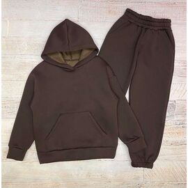 Фотография Костюм детский спортивный тёплый на девочку 2558 brown р.128-152 "LIMA SPORT" недорого оптом от прямого поставщика