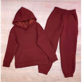 Фотография Костюм детский спортивный тёплый на девочку 2558 terracot р.128-152 "LIMA SPORT" недорого оптом от прямого поставщика