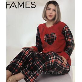 Фотография Пижама женская зимняя флис/махра размеры M-XL  "MODY" недорого от прямого поставщика