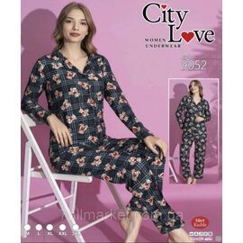 Фотография Пижама женская велюровая с Мишками размеры M-3XL  "MODY" купить недорого от прямого поставщика