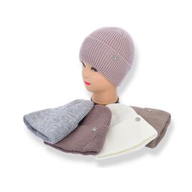 Шапка зимова жіноча FSW001-2 на флісі mix р.56-60 "Angelica" недорого оптом від прямого постачальника