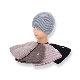 Шапка зимова жіноча FRW001-3 на флісі mix р.56-60 "Angelica" недорого оптом від прямого постачальника