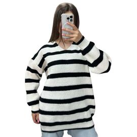 Светр жіночий 24023 white р.48-56 "PULSE" недорого оптом від прямого постачальника