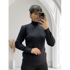 Светр жіночий 24037 black р.44-48 "PULSE" недорого оптом від прямого постачальника