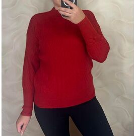 Фотография Свитер женский 24071 red р.44-48 "PULSE" недорого оптом от прямого поставщика