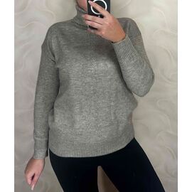 Светр жіночий 24084 grey р.44-48 "PULSE" недорого оптом від прямого постачальника