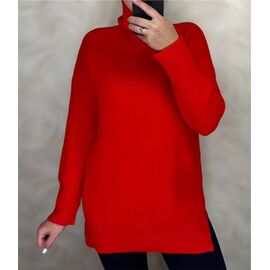 Светр жіночий 26015 red р.50-56 "PULSE" недорого оптом від прямого постачальника