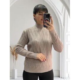 Свитер женский 26370 beige р.48-52 "PULSE" недорого оптом от прямого поставщика