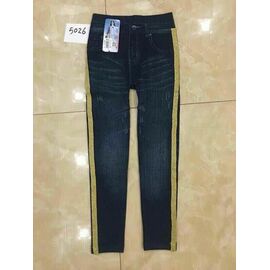 Фотография Лосины детские тёплые на девочку 5026 blue р.15-18 "JEANS KIDS" недорого оптом от прямого поставщика