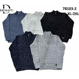 Светр чоловічий 78103-2 l.grey р.L-2XL "Sabihina" недорого оптом від прямого постачальника