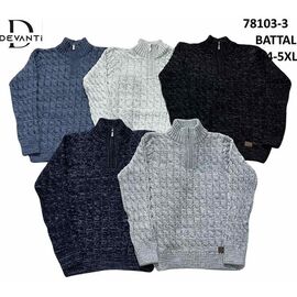 Светр чоловічий 78103-3 d.grey р.3XL-5XL "Sabihina" недорого оптом від прямого постачальника