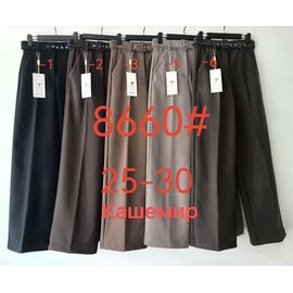 Фотография Штаны женские 8660-1 black р.25-30 "Yafeier" недорого оптом от прямого поставщика
