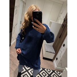 Туніка жіноча LR798 navy р.one size "Lora" недорого оптом від прямого постачальника