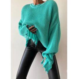 Фотография Свитер женский LR808 l.blue р.one size "Lora" недорого оптом от прямого поставщика