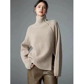 Фотография Свитер женский LR811 beige р.one size "Lora" недорого оптом от прямого поставщика