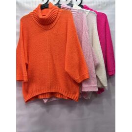 Фотография Свитер женский E1123 pink р.one size "Emsweekis" недорого оптом от прямого поставщика