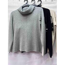 Фотография Свитер женский E1056 beige р.50-52 "Emsweekis" недорого оптом от прямого поставщика