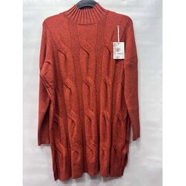 Светр жіночий E1094 red р.50-52 "Emsweekis" недорого оптом від прямого постачальника