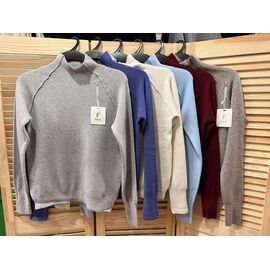 Фотография Свитер женский E1016 l.blue р.46-50 "Emsweekis" недорого оптом от прямого поставщика