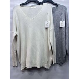 Светр жіночий E1087 grey р.54-58 "Emsweekis" недорого оптом від прямого постачальника