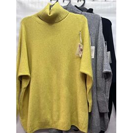 Светр жіночий E1088 yellow р.54-58 "Emsweekis" недорого оптом від прямого постачальника