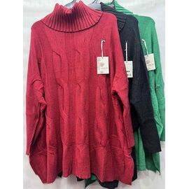 Светр жіночий E1093 green р.54-58 "Emsweekis" недорого оптом від прямого постачальника