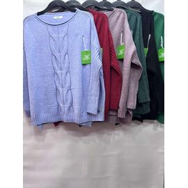 Светр жіночий E1121 l.green р.one size "Emsweekis" недорого оптом від прямого постачальника