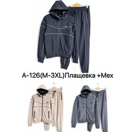 Фотография Костюм спортивный мужской A126 black р.M-3XL "Hai" недорого оптом от прямого поставщика