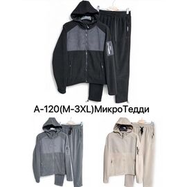 Костюм спортивний чоловічий A120 grey р.M-3XL "Hai" недорого оптом від прямого постачальника