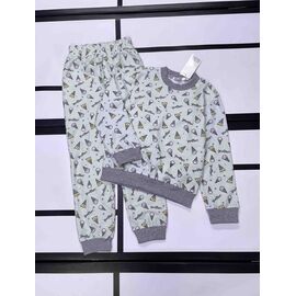 Піжама дитяча тепла на дівчинку K199 grey р.110-128 "Kosmy" недорого оптом від прямого постачальника