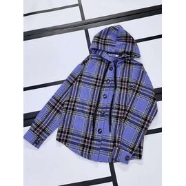 Сорочка дитяча тепла на дівчинку K188 blue р.104-128 "Kosmy" недорого оптом від прямого постачальника