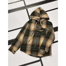 Сорочка дитяча тепла на дівчинку K189 beige-khaki р.104-128 "Kosmy" недорого оптом від прямого постачальника