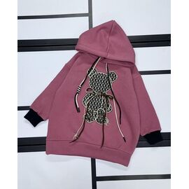 Батник дитячий теплий на дівчинку 550-1 d.pink р.128-140 "Kosmy" недорого оптом від прямого постачальника