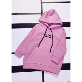 Батник дитячий теплий на дівчинку 586 pink р.128-152 "Kosmy" недорого оптом від прямого постачальника